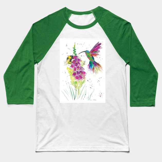 The Sweet Taste of Nectar Baseball T-Shirt by Casimirasquirkyart